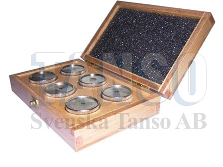 Supermagneter - 6 st i träask